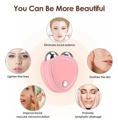 Masajeador facial con Microcorriente